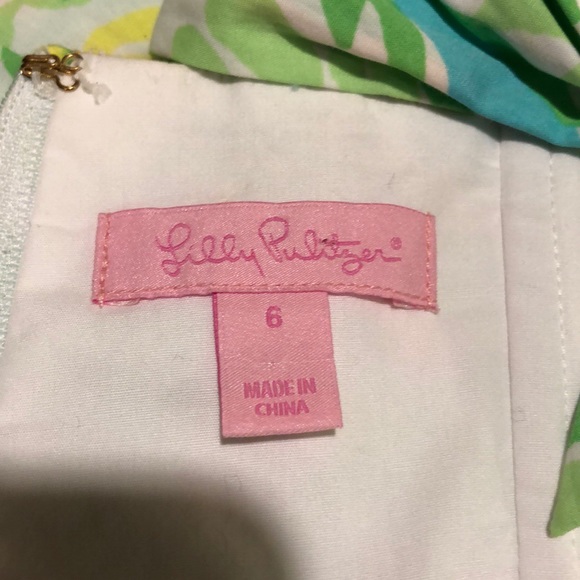 Lilly Pulitzer Richelle Strapless Tie Back Dress 6 - Picture 6 of 8